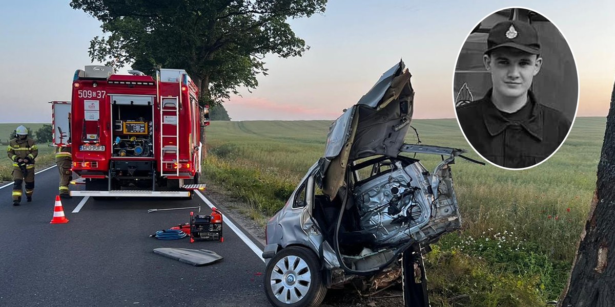 Druh Kacper zginął w strasznym wypadku pod Puckiem. 