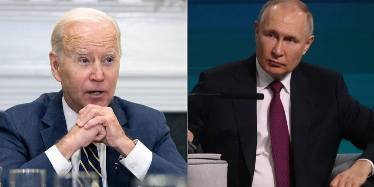 Joe Biden i Władimir Putin