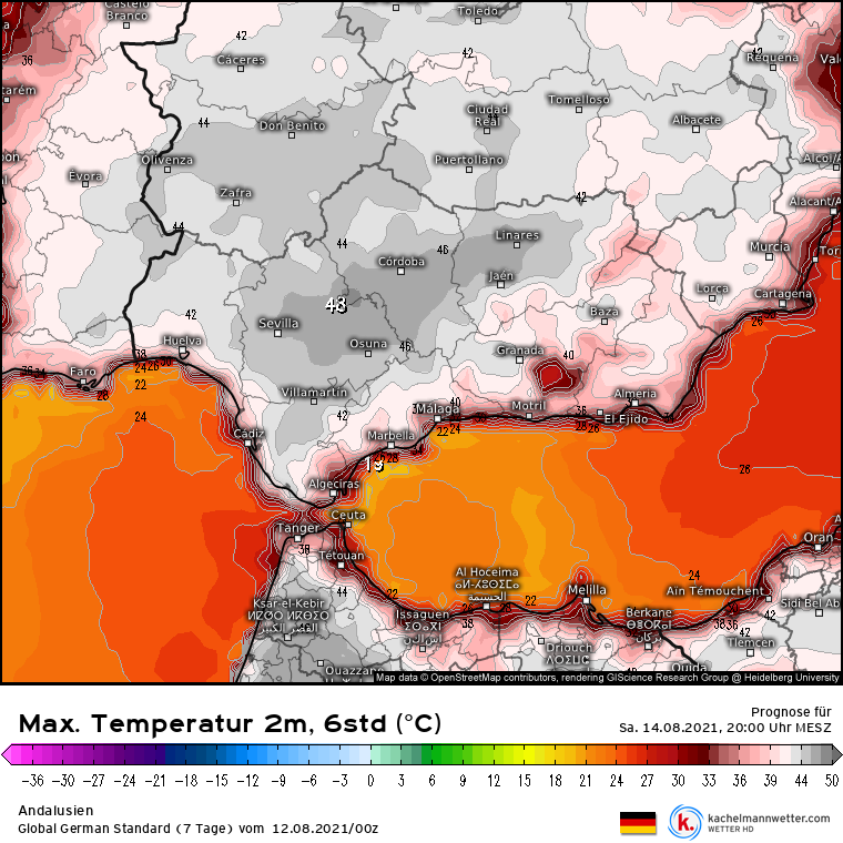 Prognozy wskazują, że w Hiszpanii temperatura wzrośnie do 48 st. C. Jest duża szansa na kolejne rekordy