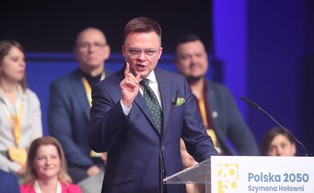 Szymon Hołownia został wybrany na przewodniczącego Polski 2050