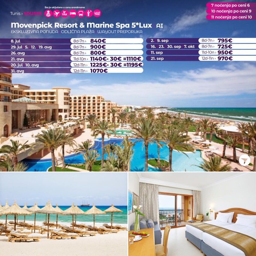 Movenpick Resort & Marine Spa 5* Lux