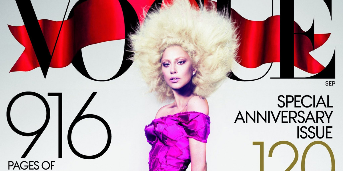 Lady Gaga w magazynie Vogue