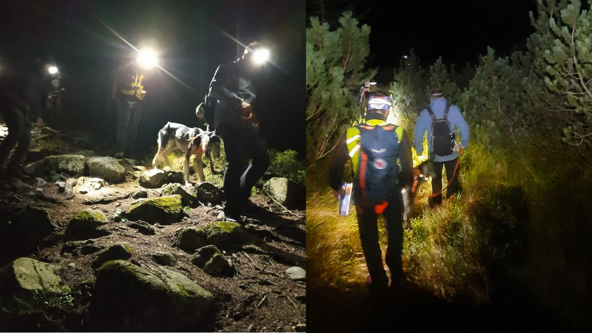 Tatry. Nocna akcja Słowaków. Zadzwonił wyczerpany Polak, miał ze sobą psa