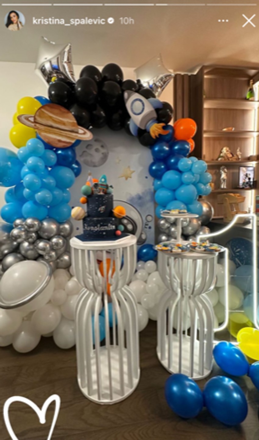 Kristijan i Kristina proslavili sinu prvi rođendan