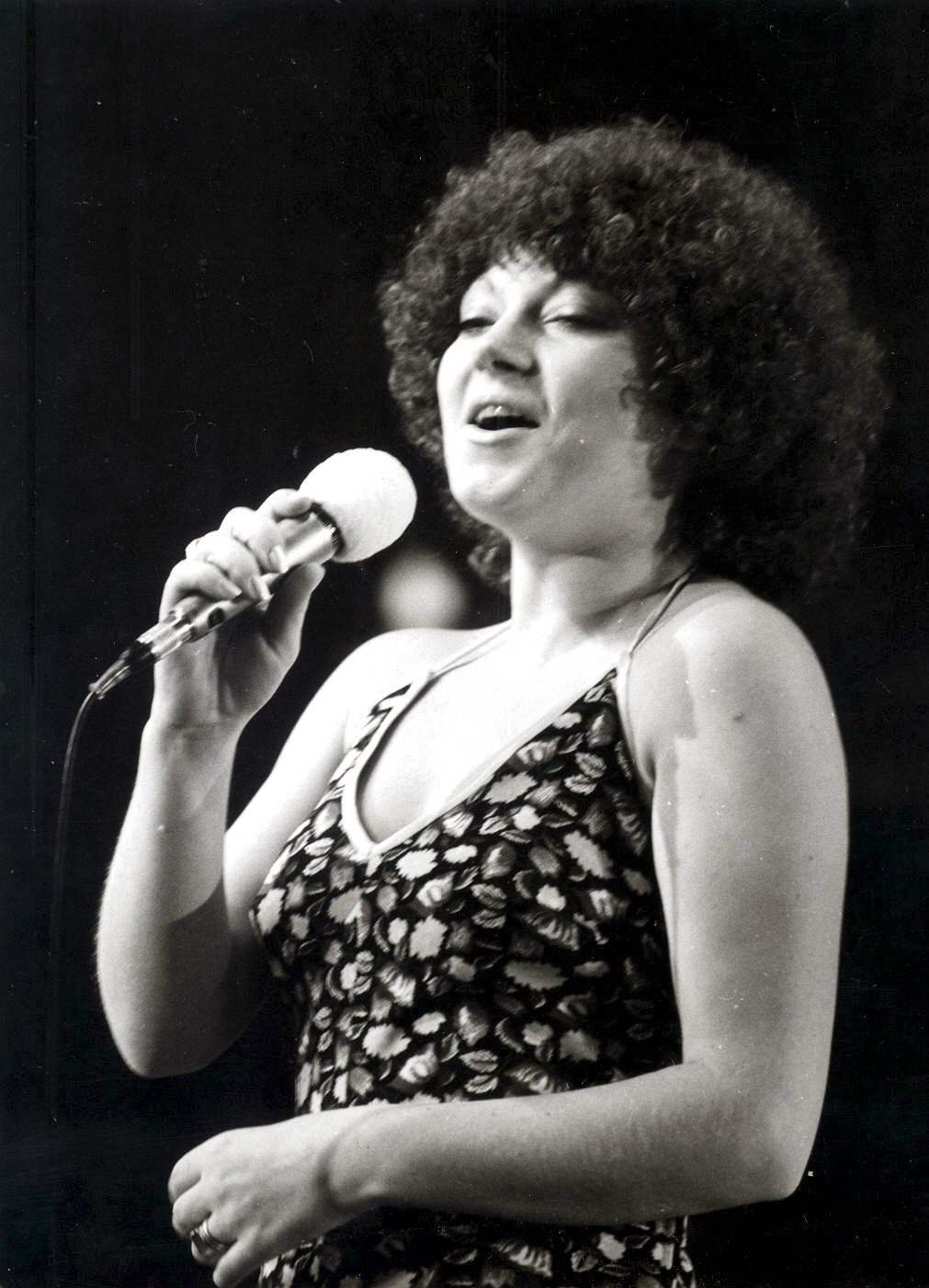 Česká speváčka Věra Špinarová v roku 1976.