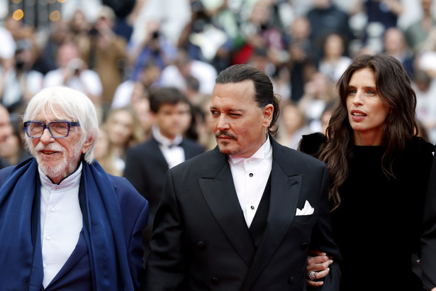 Pierre Richard, Johnny Depp i Maiwenn w Cannes