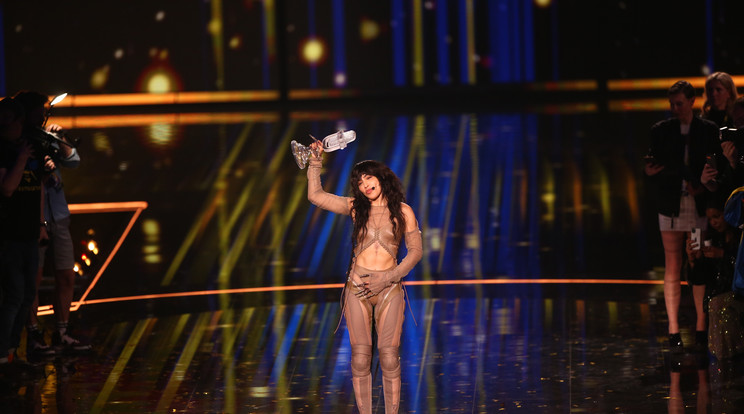 A 67. Eurovíziós Dalfesztivál győztese, a svéd Loreen /Fotó: MTI/EPA / ADAM VAUGHAN