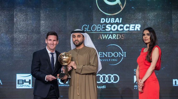 Messi nyerte a legjobb labdarúgónak járó díjat / Fotó: AFP