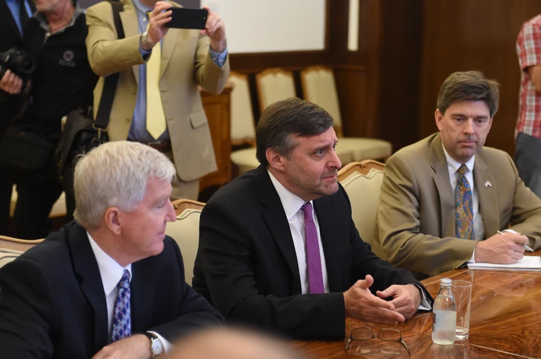 Vučić i Palmer su razgovarali i o ekonomskoj saradnji dveju zemalja