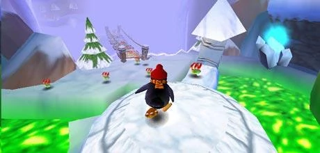 Screen z gry "Pingwinek Kelvin"