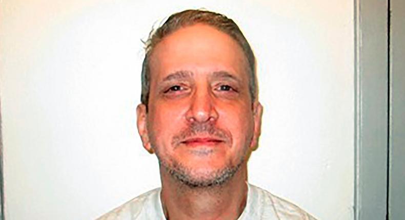 Photo provided by the Oklahoma Department of Corrections shows death row inmate Richard Glossip on Feb. 19, 2021.Oklahoma Department of Corrections via Associated Press