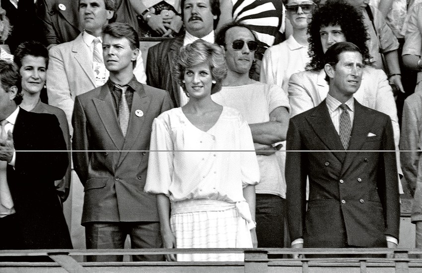 Retka fotografija Koko i Bouvija na Live Aid koncertu