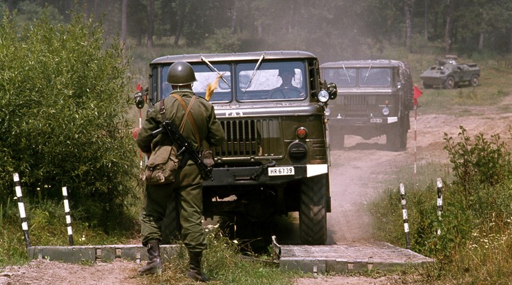 Honvédségi hadgyakorlat 1986-ban / Fotó: Fortepan Urbán Tamás