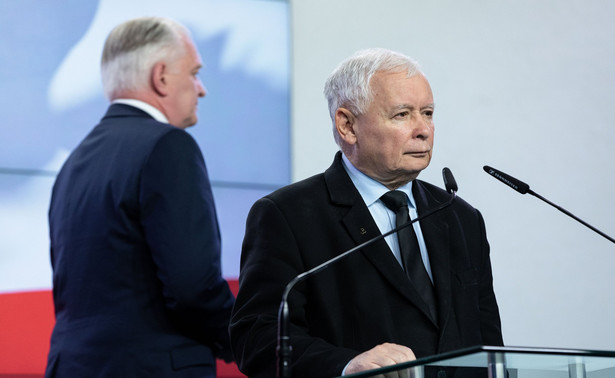 Jarosław Kaczyński i Jarosław Gowin