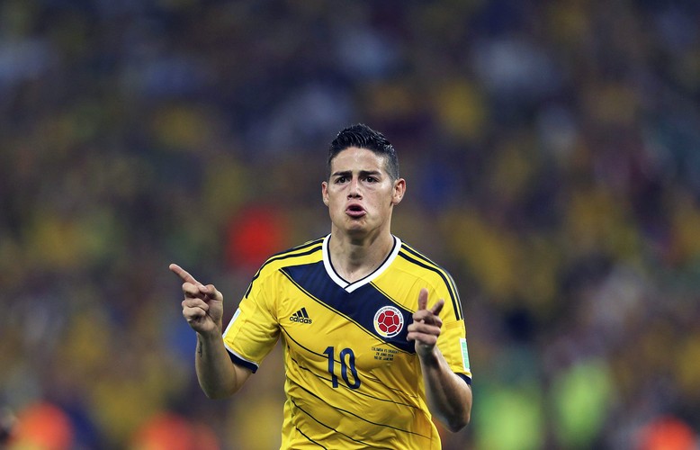 22-letni James Rodriguez gwiazdą mundialu i bohaterem Kolumbii