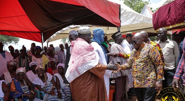 Nana Addo at Binaba