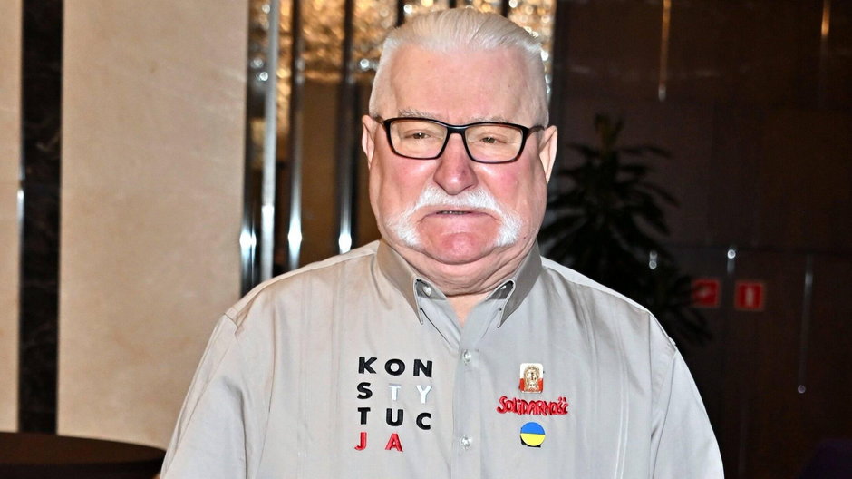 Lech Wałęsa na balu charytatywny (maj, br.)