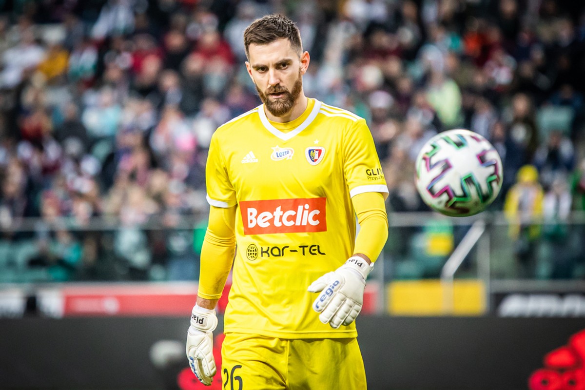 Frantisek Plach bramkarz Piasta Gliwice