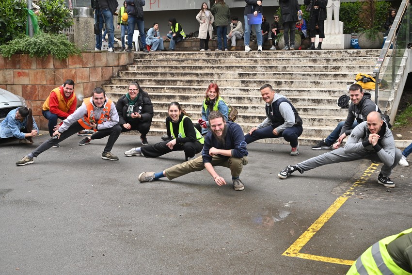 Blokada RTS Takovska studenti 18.04.2025.