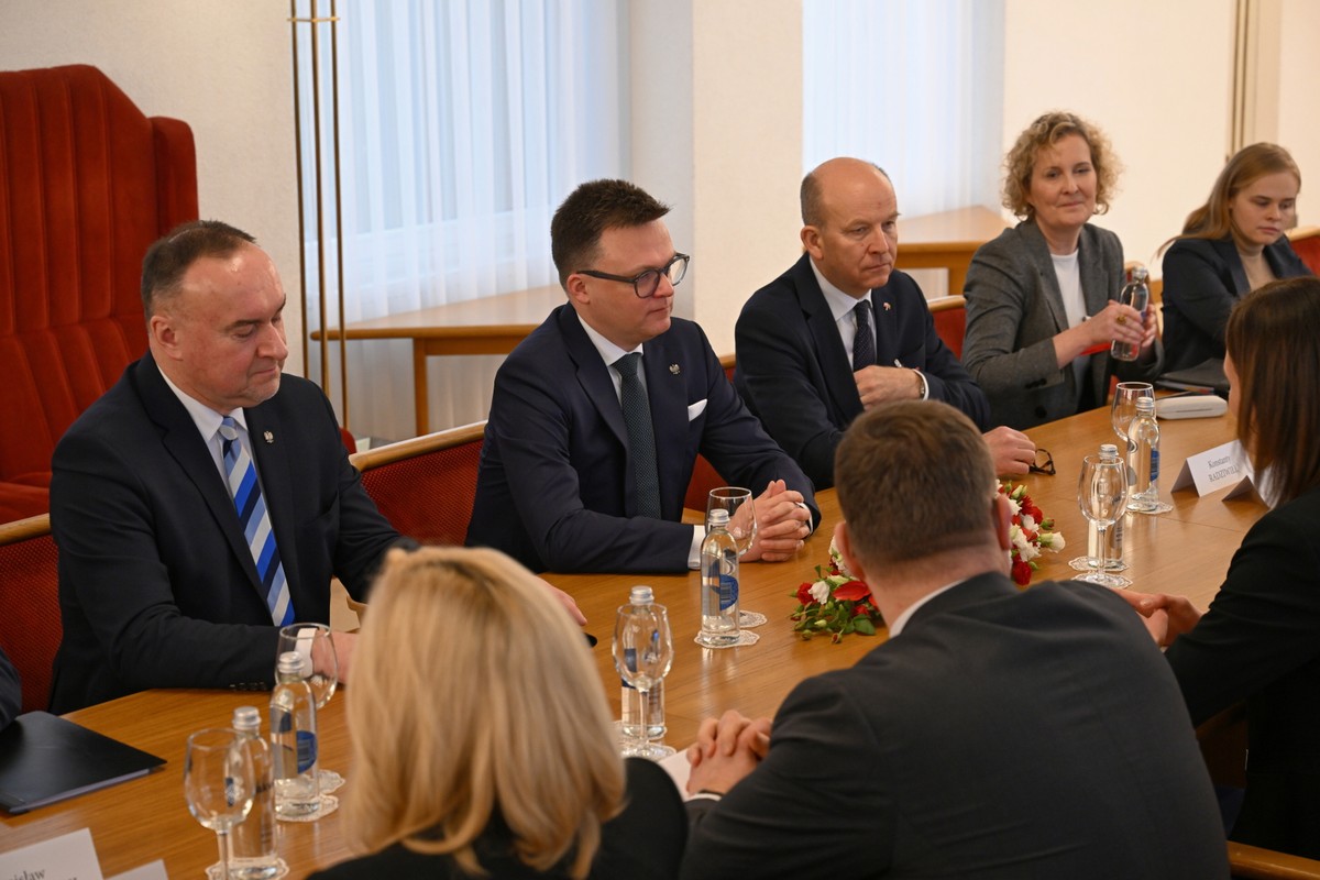 Marszałek Sejmu RP Szymon Hołownia z dwudniową wizytą w Republice Litewskiej