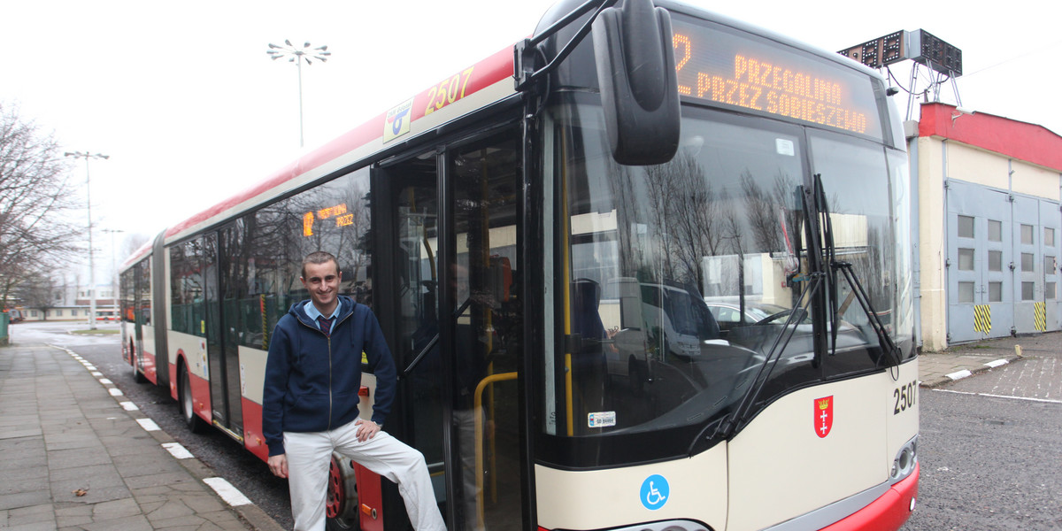 Kierowca miejskiego autobusu