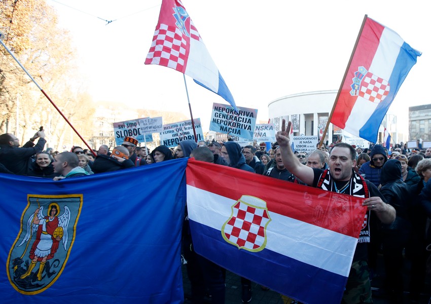 Protesti u Hrvatskoj zbog kovid restrikcija