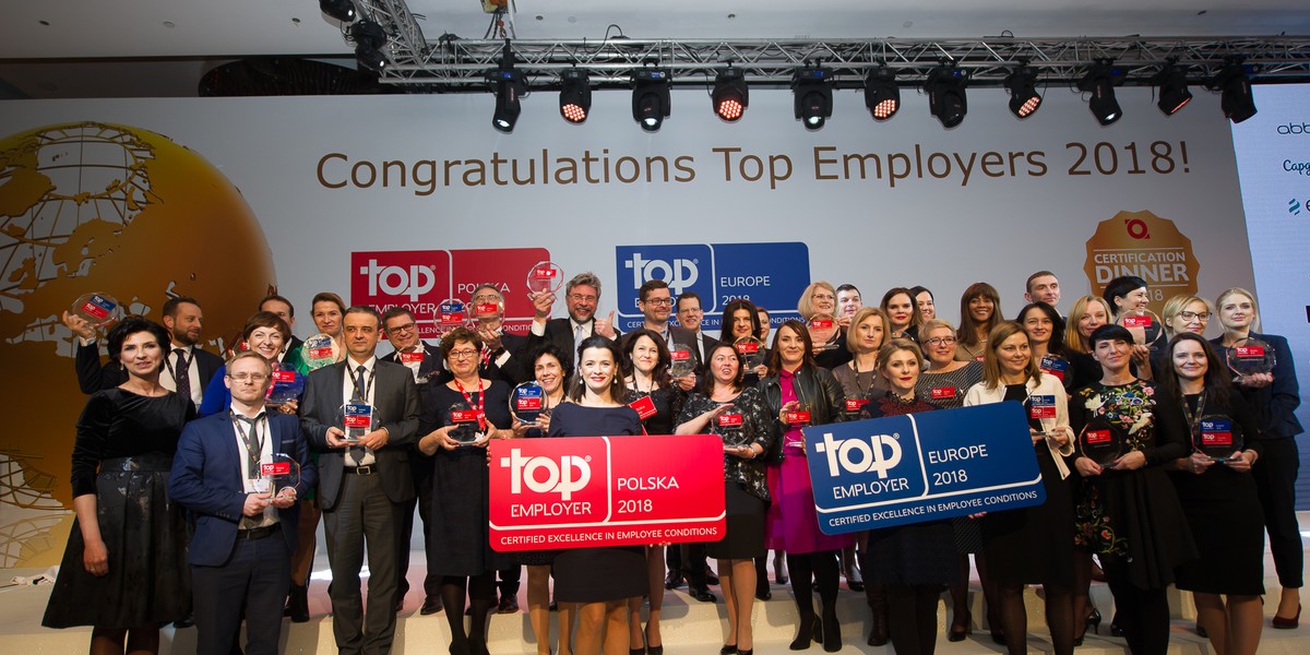 Laureaci konkursu Top Employers