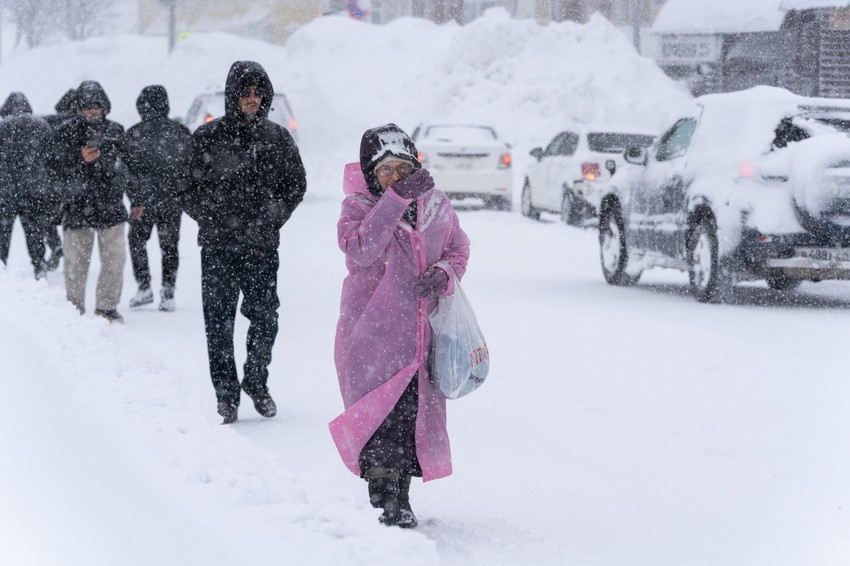 Kamčatka, sneg, mećava
