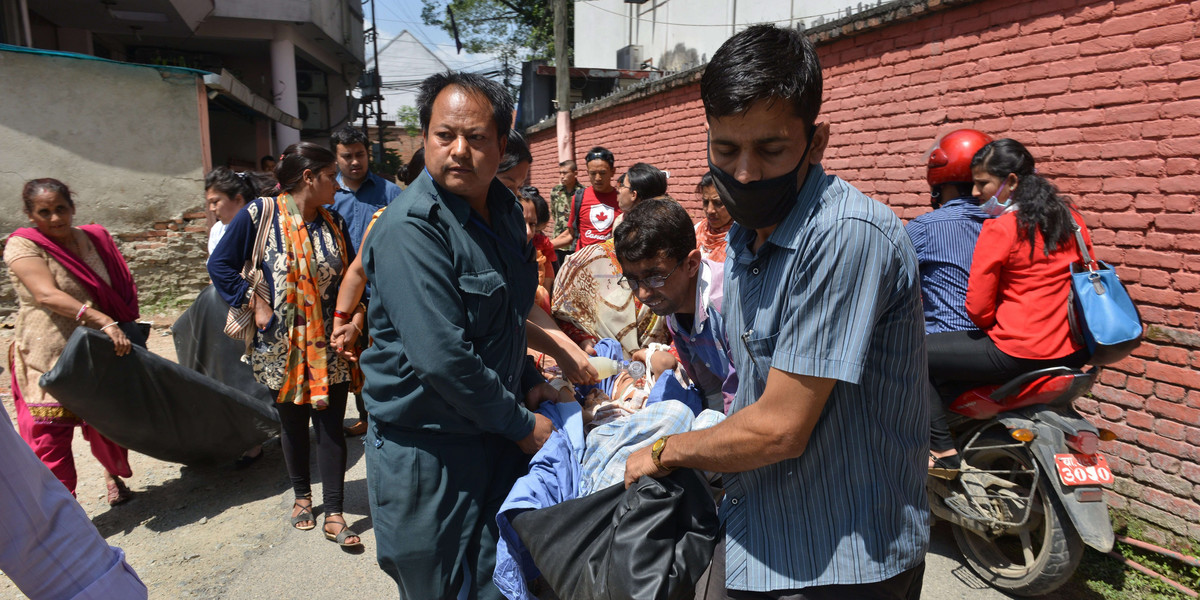 nepal trzęsienie ziemi