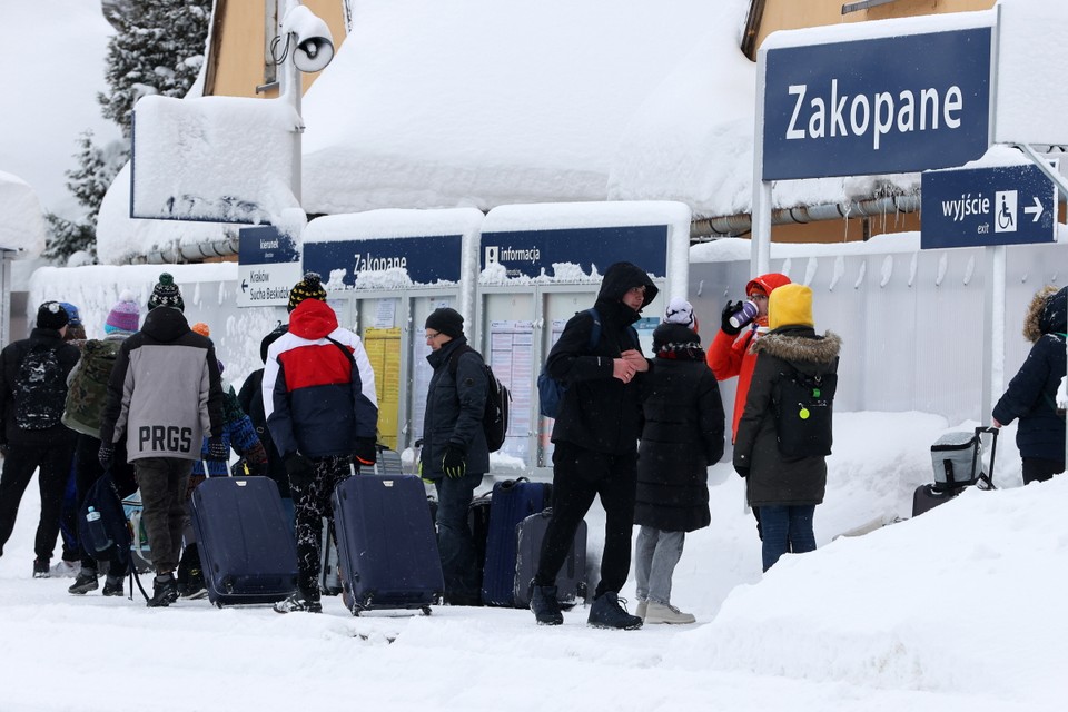 Zakopane pokryte śniegiem