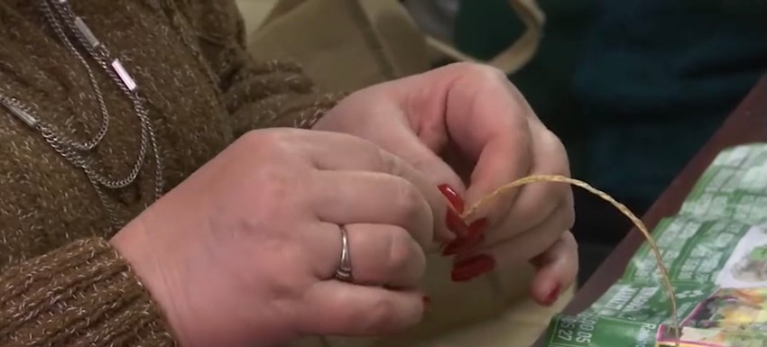 Ukrašavanje jaja slamom