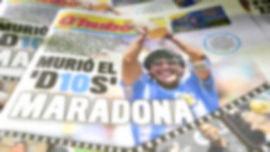Diego Maradona na okładkach gazet z całego świata