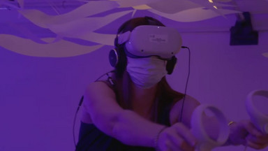 Weronika Lewandowska i Sandra Frydrysiak - reżyserki filmu eksperymentalnego VR "Noccc" 