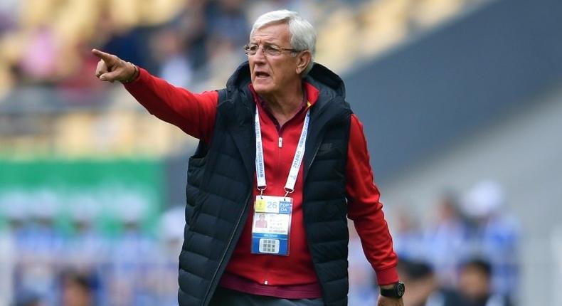 China's head coach Marcello Lippi said his players were physically and mentally tired