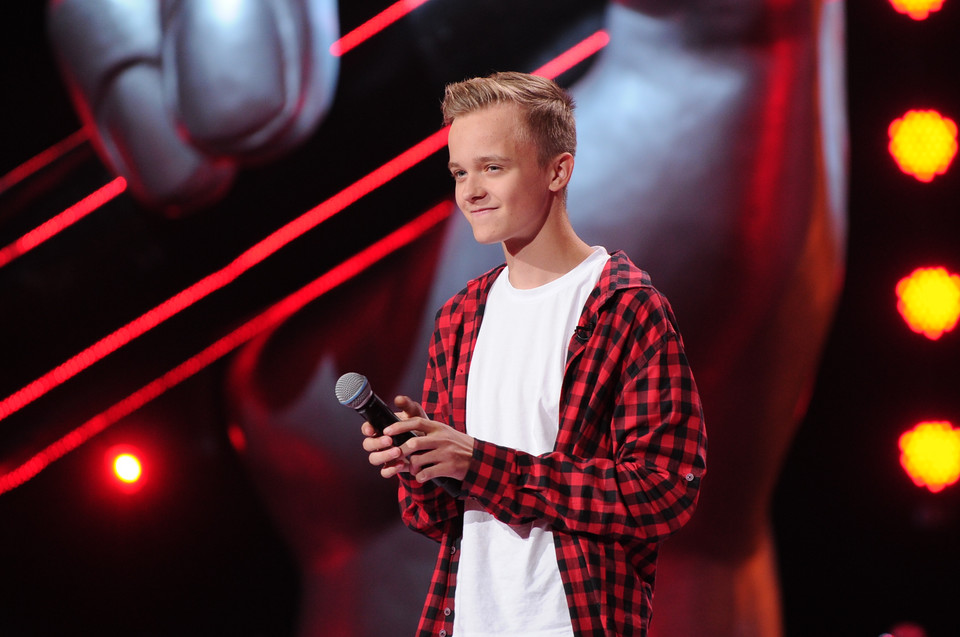 Michał Siuchta w programie "The Voice Kids 3"