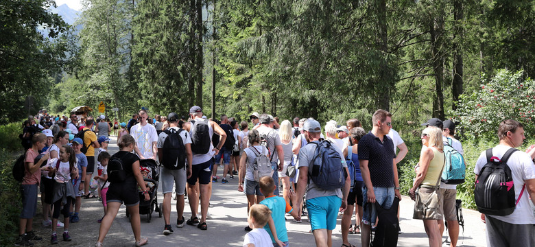 Apogeum ruchu turystycznego w Tatrach. Rekordowe wakacje