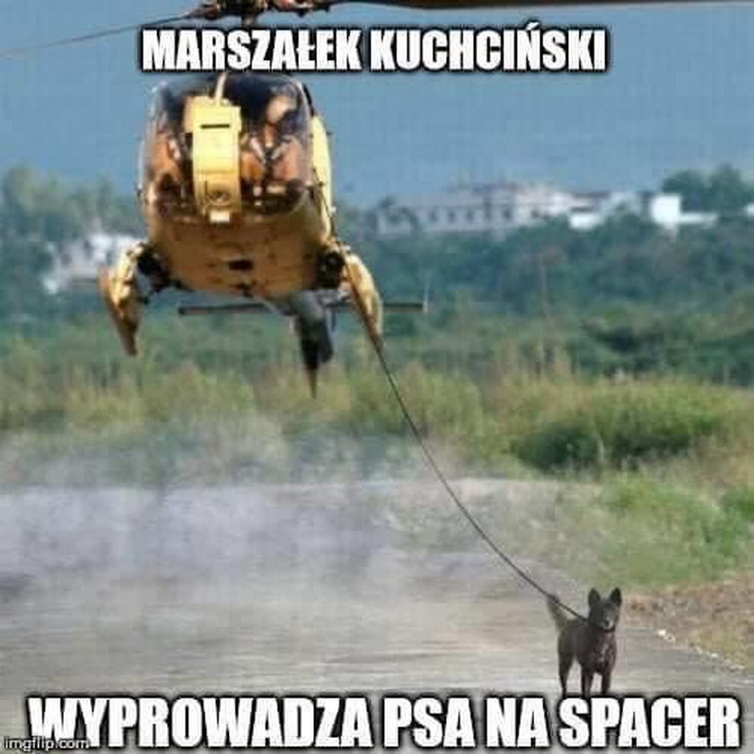 Wszystkie loty Kuchcińskiego