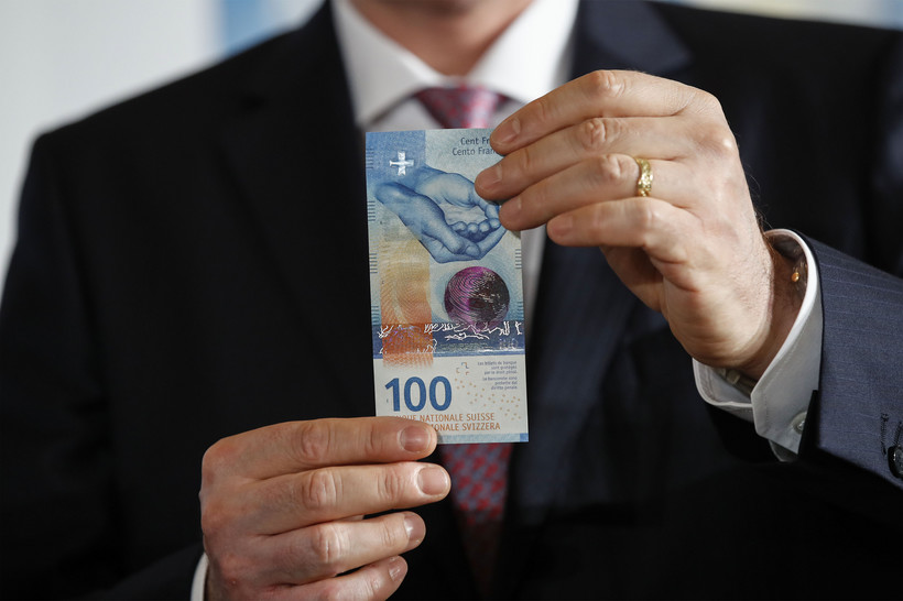 franki frank szwajcarski 100 franków