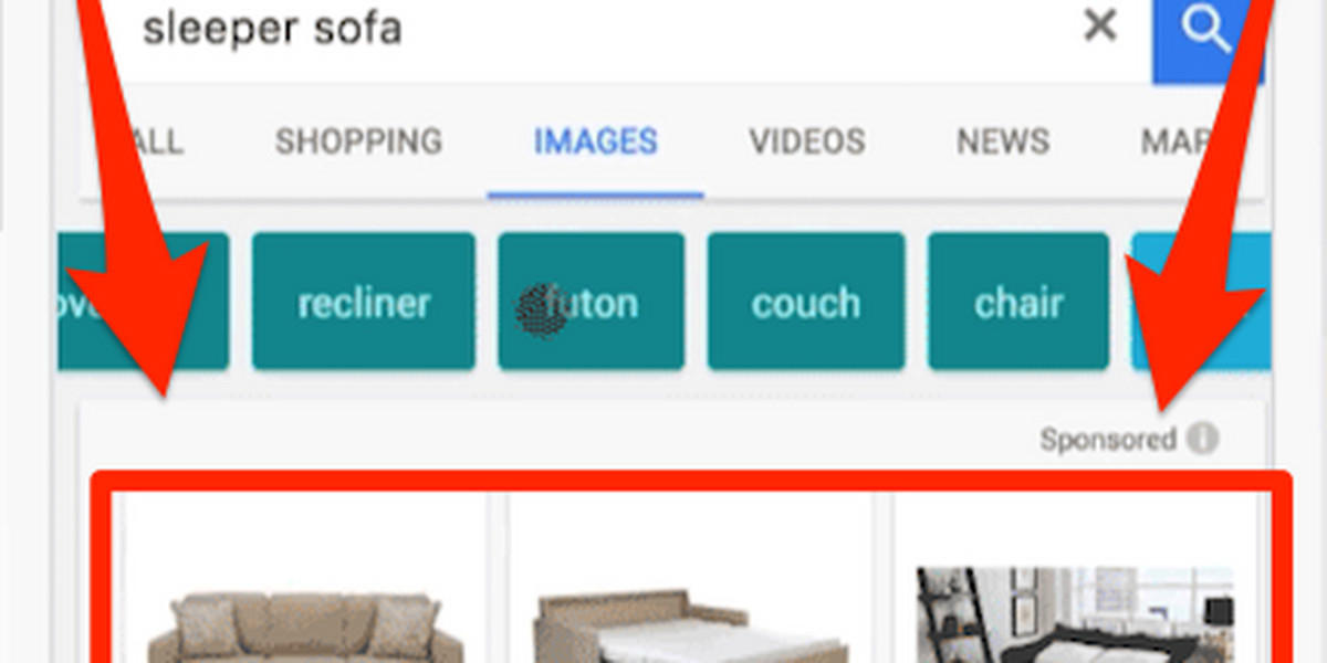 Get ready to start seeing ads in Google Image search
