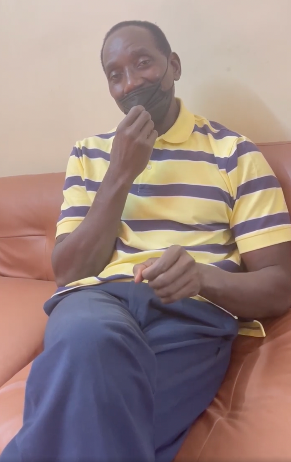 Spevák a herec Ibrahim Maiga. 