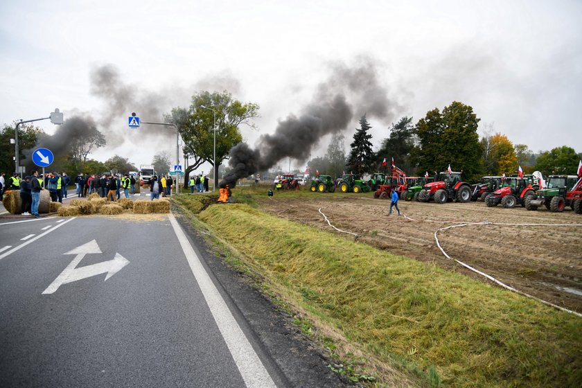 Rolnicy znów blokują drogi!