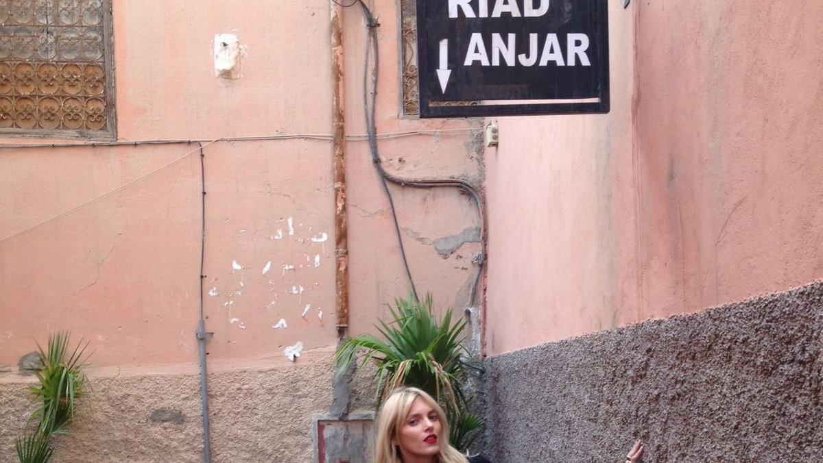 Anja Rubik w Maroku