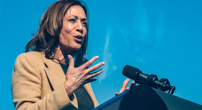 Harris added a policy page to her website on Sunday.JOSEPH PREZIOSO/Getty Images