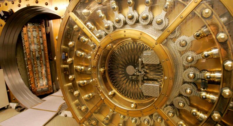 gold bank vault