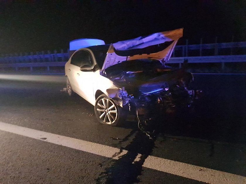 Wypadek BMW i passata