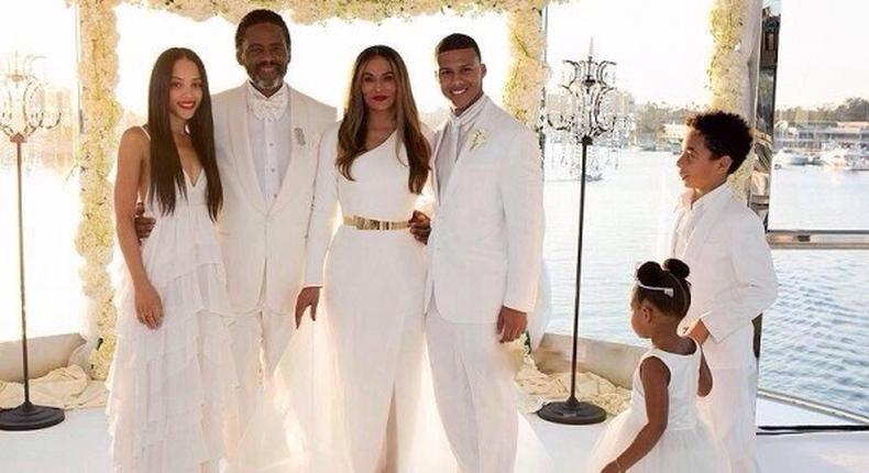 Tina, Richard, his children, Blue Ivy and Solange's son