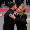 Zelenski i  Đorđa Meloni