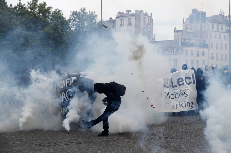 FRANCE LABOR DAY (May 1st demonstration in Paris)