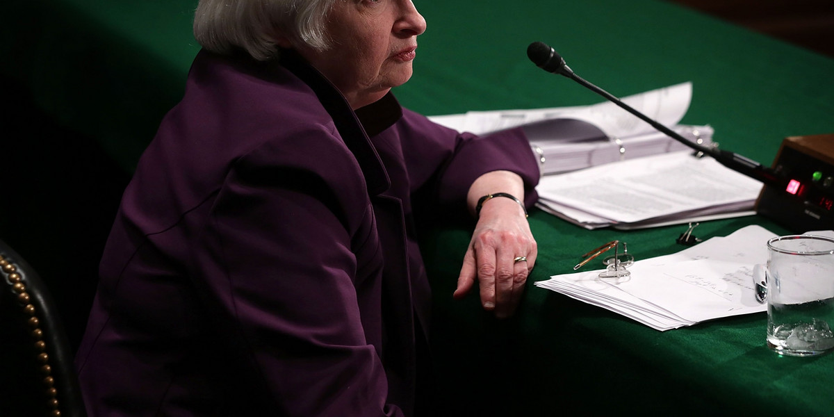 Federal Reserve Chair Janet Yellen forgot a key measure of the job market during testimony to Congress