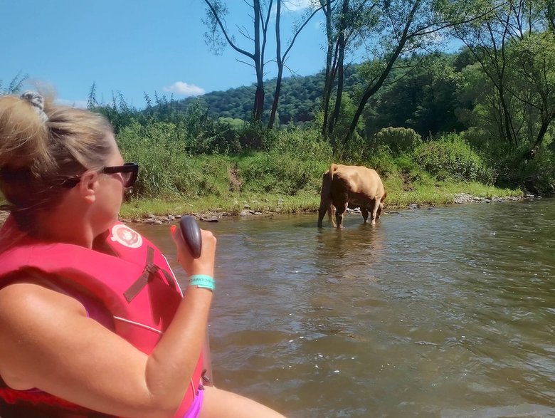 Spływ pontonowy w Bardzie